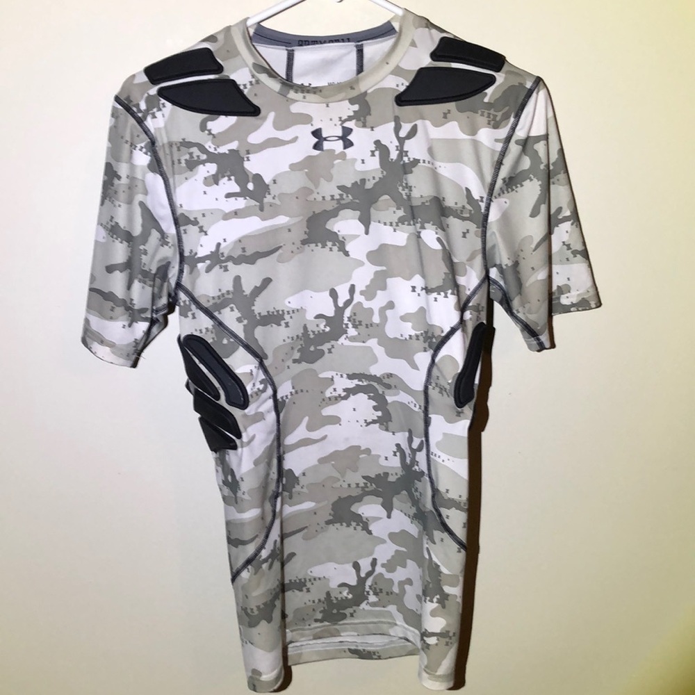 Under armor padded compression shirt